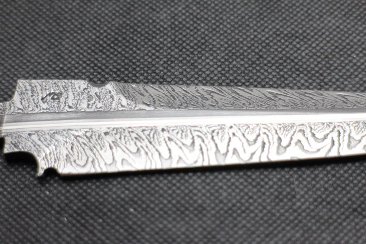 Miniaturebillede: Damasceret klinge.