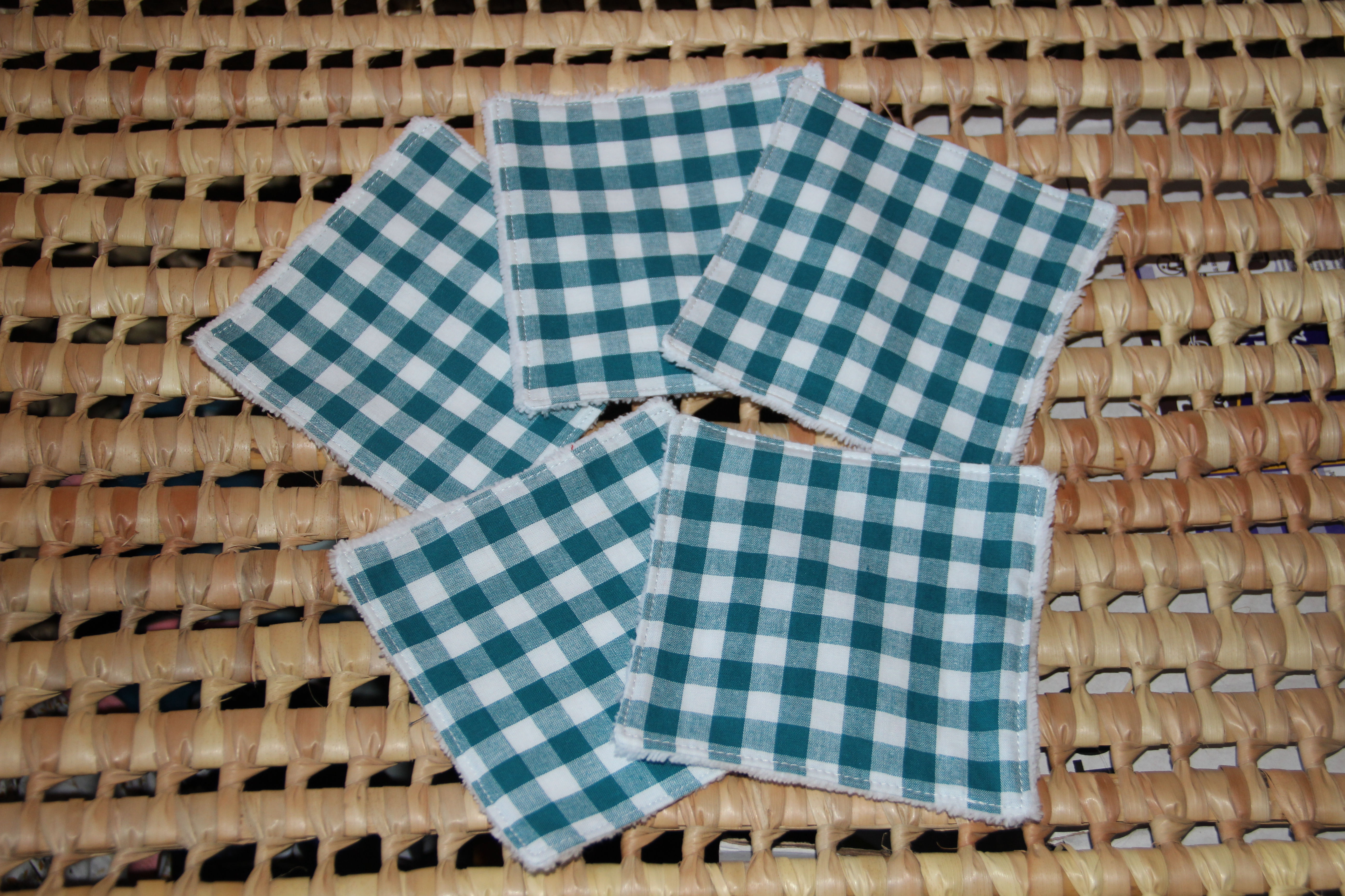 Lot de 5 lingettes vichy