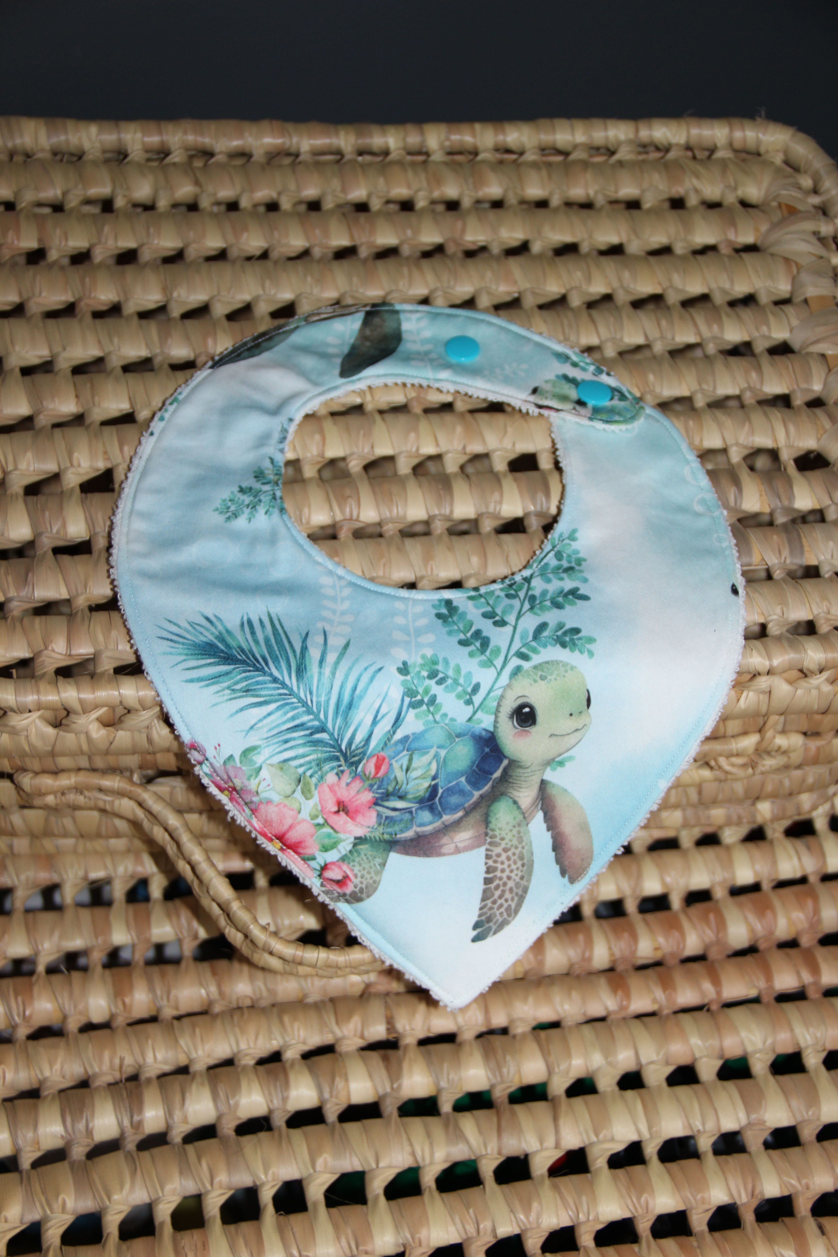 Bavoir bandana Tortues