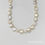 Thumbnail: 12.0-11.0mm White Coin Pearl and 7.5-7.0mm White Drop Pearl Necklace