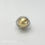 Thumbnail: 13.0-12.0mm Golden South Sea Pearl Ring with Diamond Halo