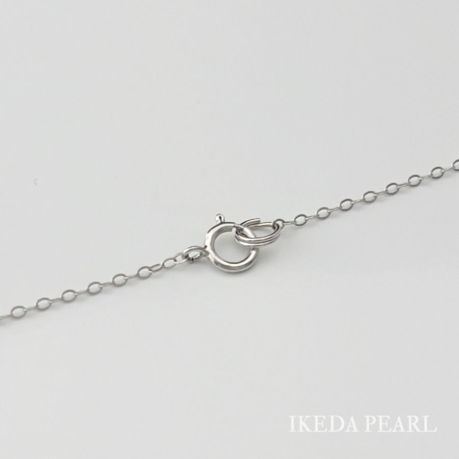 Thumbnail: 9.0-8.0mm Black Japanese Akoya Pearl Pendant with Diamond