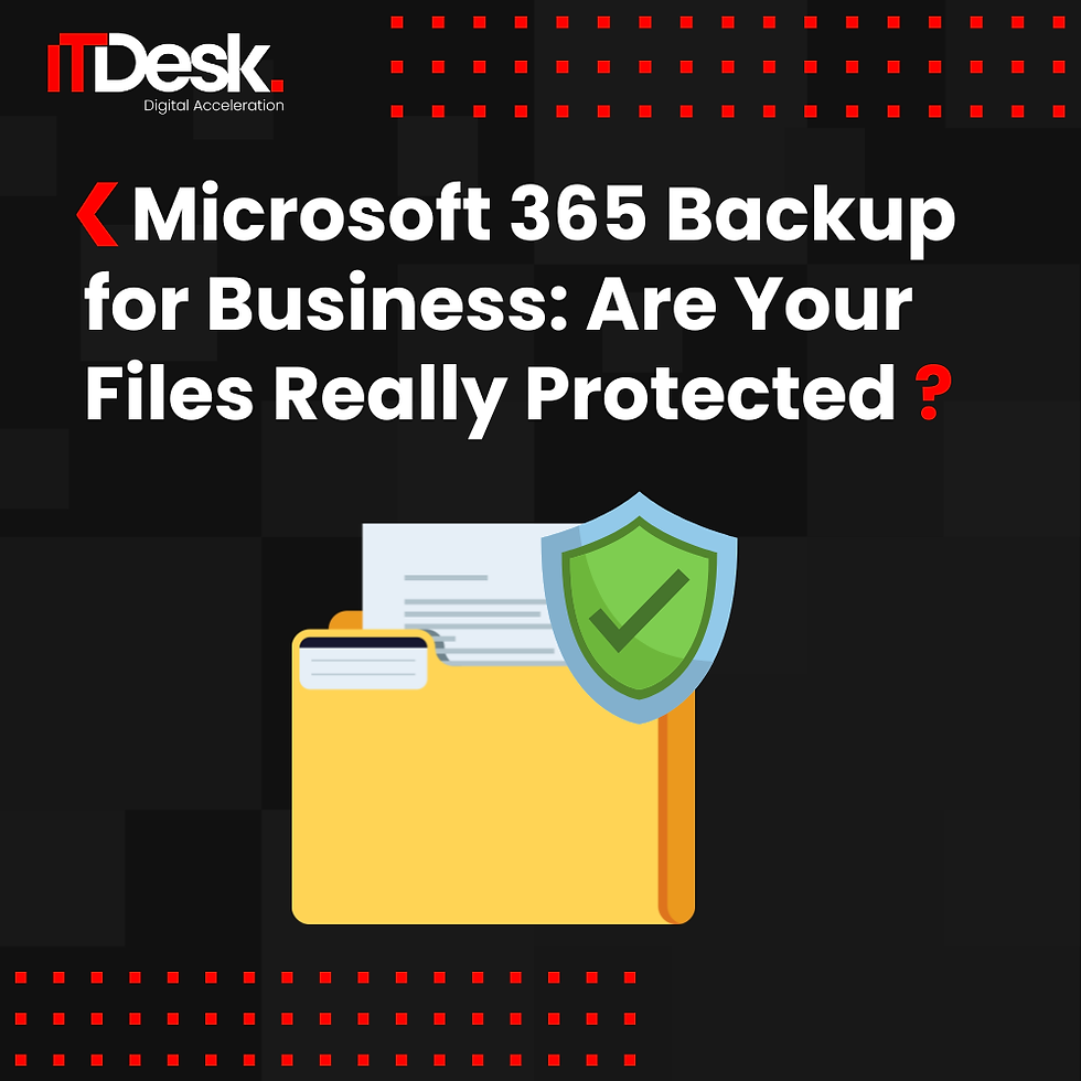 Microsoft 365 Backup for Business: Are Your Files Really Protected?