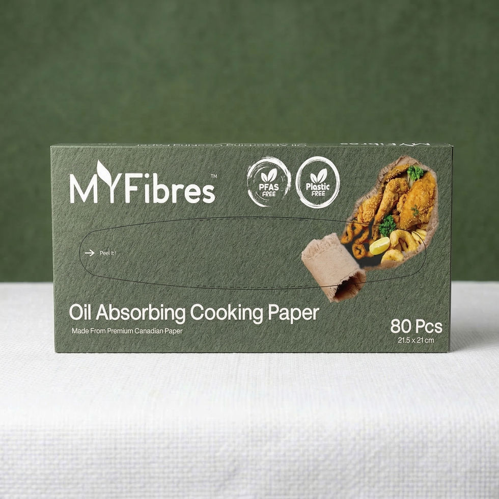 Thumbnail: Oil Absorbing Cooking Paper Interfolded