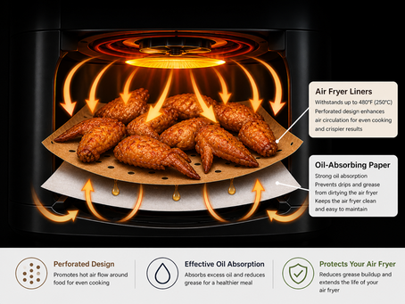 The Secret to the Perfect Crunch: MyFibres Air Fryer Liners