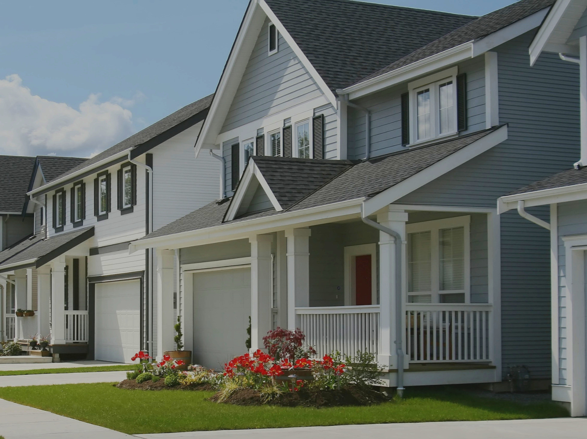 suburban neighborhood home