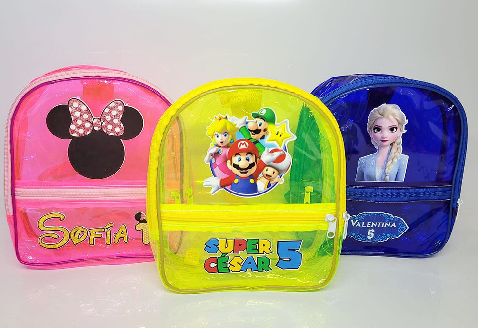 Miniatura: 🎒Mochilita para dulces con bolsillo exterior