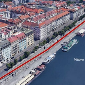 Náplavka to Become a Busy Road in February