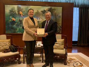 Europe – Asia Center: H.E. Dr. hc. Violeta Bulc in high-level dialogue with Ambassador Fu Cong, China Mission to the EU