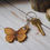 Thumbnail: Leather Butterfly Keychains/Charms