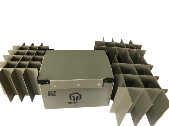 Thumbnail: 40 x Quickboxit Glassware Boxes - £0.35 only per 50 uses