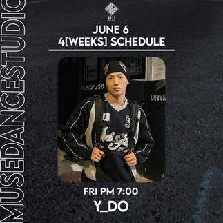 뮤즈댄스스튜디오🌌6월 CHOREO CLASS (4 WEEKS)