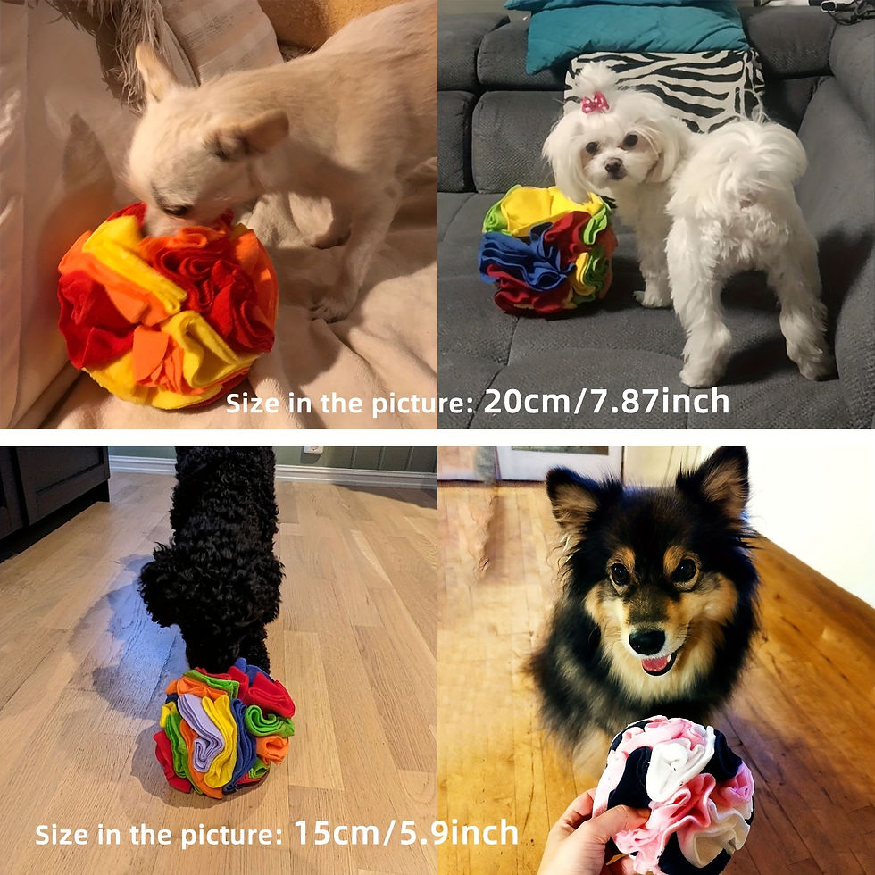 Thumbnail: Soft Ball for Pets to Sniff, Without Battery