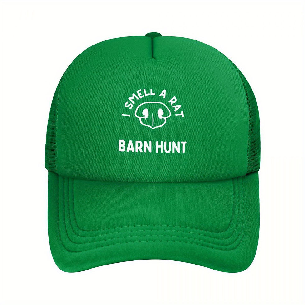 Thumbnail: Barn Hunt Baseball Cap - "I Smell a Rat"