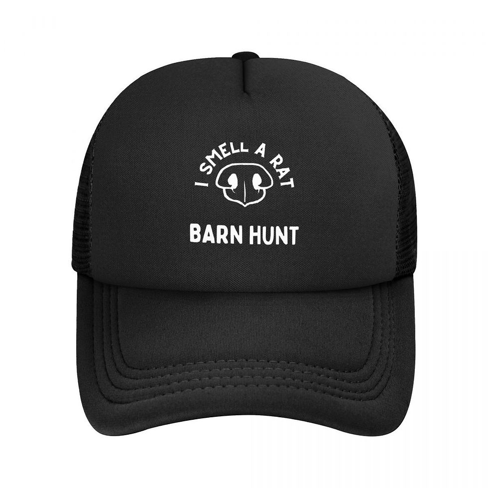 Thumbnail: Barn Hunt Baseball Cap - "I Smell a Rat"