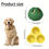 Thumbnail: Interactive Silicone Dog Treat Ball - Fillable Treat Dispenser