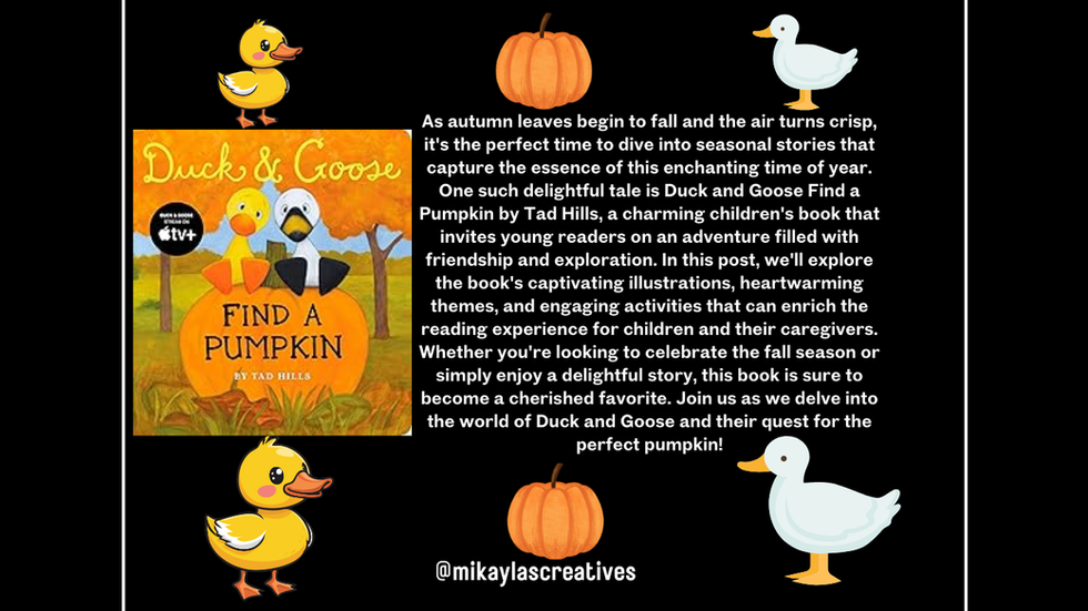 Discover the Magic of Autumn in Duck and Goose Find a Pumpkin by Tad Hills