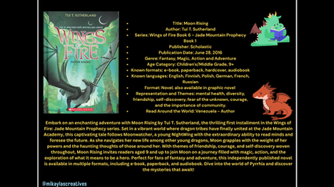 From Shadows to Light: The Story of Moonwatcher in "Moon Rising" by Tui T. Sutherland