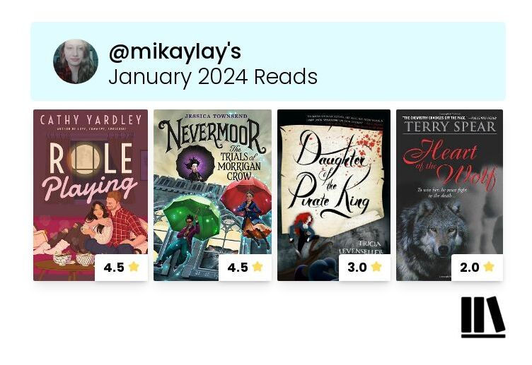 "What 4 Books Did I Read in January 2024? A Monthly Stats Roundup"