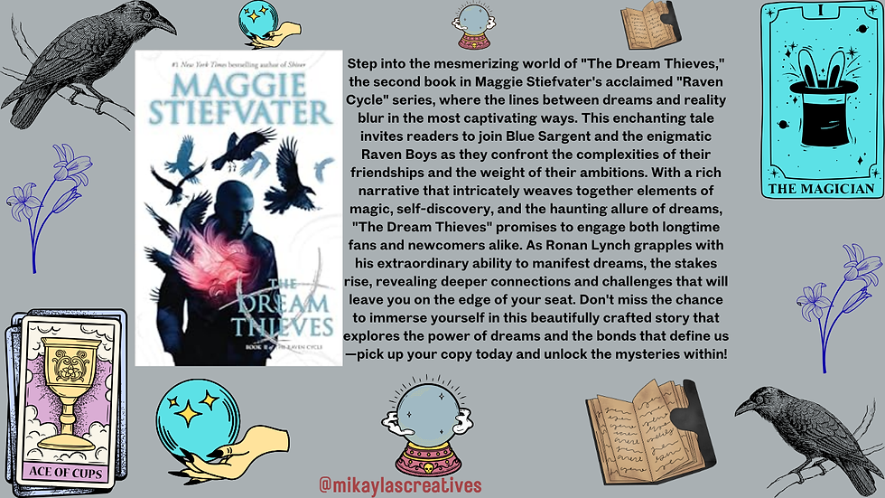 Dreams vs Reality in The Dream Thieves by Maggie Stiefvater