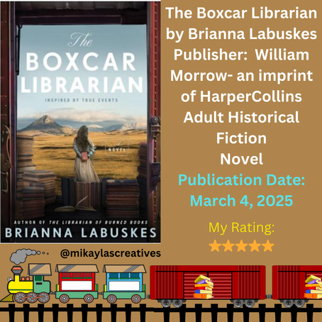 Discover the Power of Literature: The Boxcar Librarian: E-ARC Book Review and Discussion Questions
