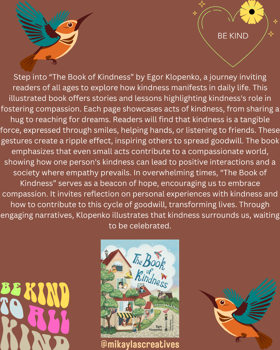 A Journey into Compassion and Connection in The Book of Kindness by Egor Klopenko