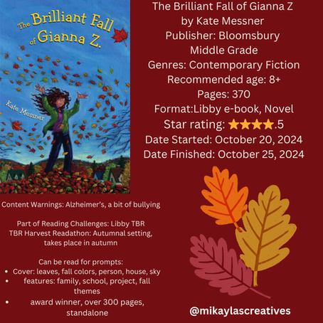 Unraveling the Layers: A Thoughtful Reflection on The Brilliant Fall of Gianna Z by Kate Messner