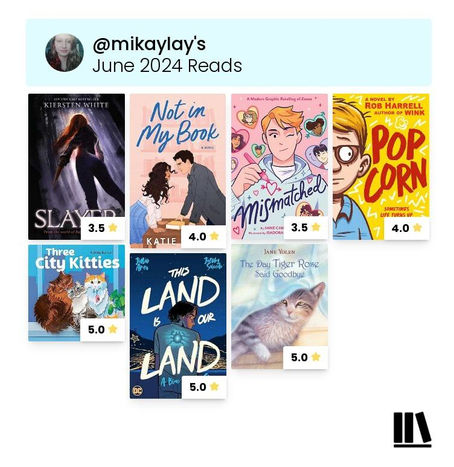 "What Should I Read Next? A Monthly Book Roundup of Read Books in June 2024"