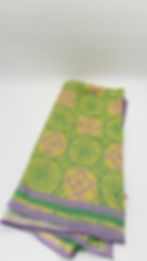 Thumbnail: Lime Green Tile inspired Summer Scarf