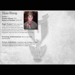 Ethan Skorup - Troop 1