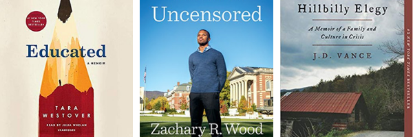 Educated, Uncensored, Hillbilly Elegy, Memoirs