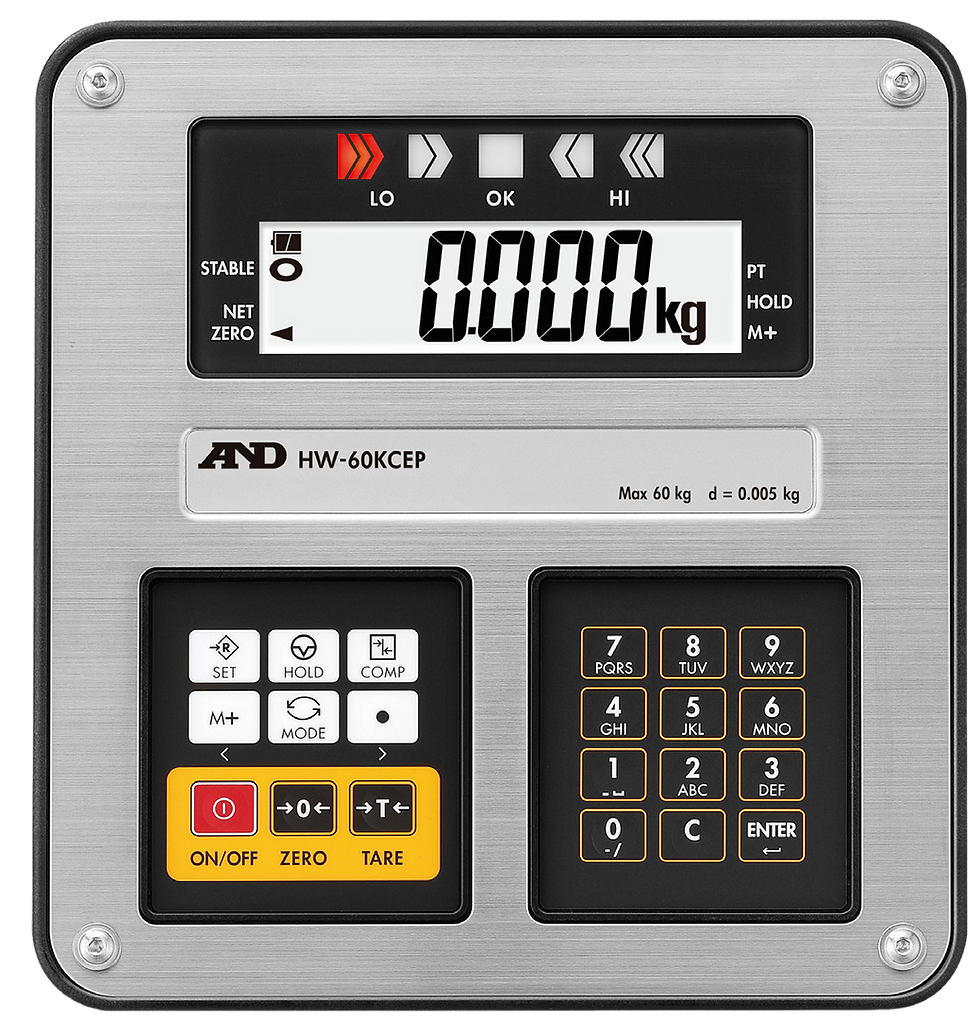A&D HW-60KCEP English indicator and comparator lights