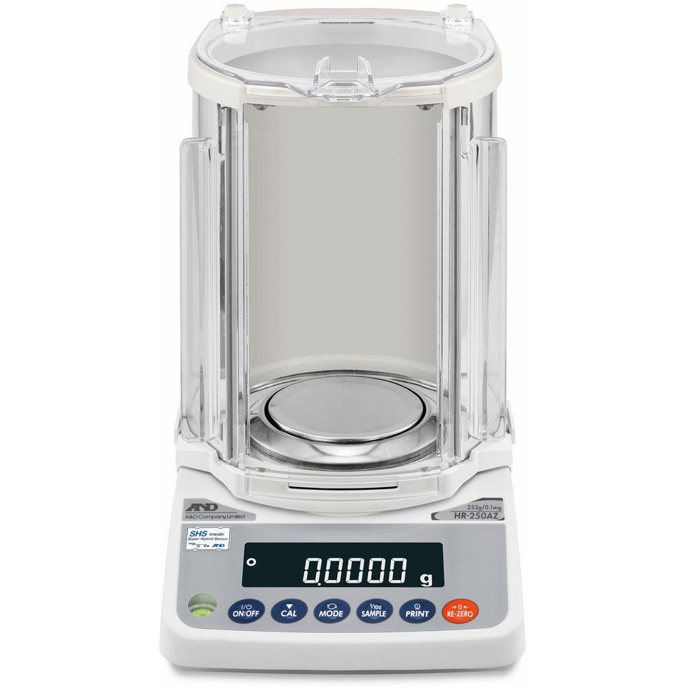A&D HR-100A Analytical, 102 g × 0.1 mg, External Cal