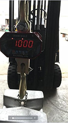 Thumbnail: Crane Scale 20,000 LB Capacity 5 LB Accuracy, Include Hooks High Capacity Heavy