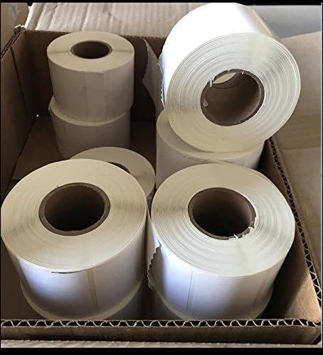 Thumbnail: MNM Scales Case of Blank Thermal Label for Detecto DL1060, 12 Rolls/Each Roll
