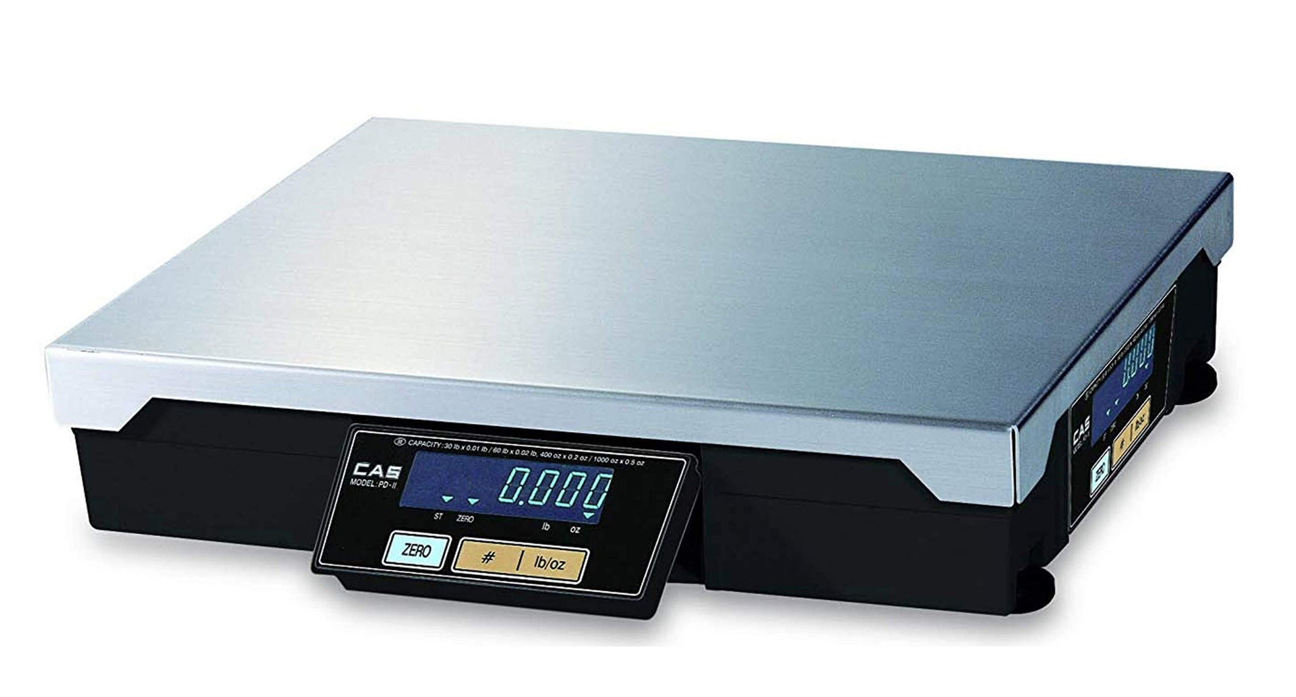 CAS PD-2 POS/Checkout Scale, LB & OZ Switchable, Upto 30lbs 0-15 x