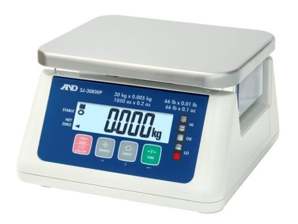 Representative A&D SJ-WP family image used on MNM’s SJ-6000WP listing for food-processing applications