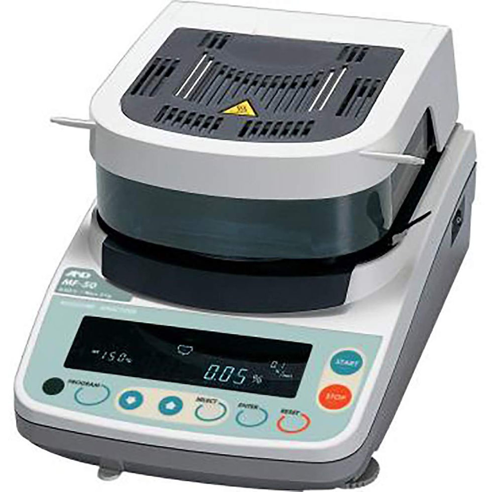 A&D Weighing MF-50 Moisture Determination Balance, 51g x 0.002g, 115 V