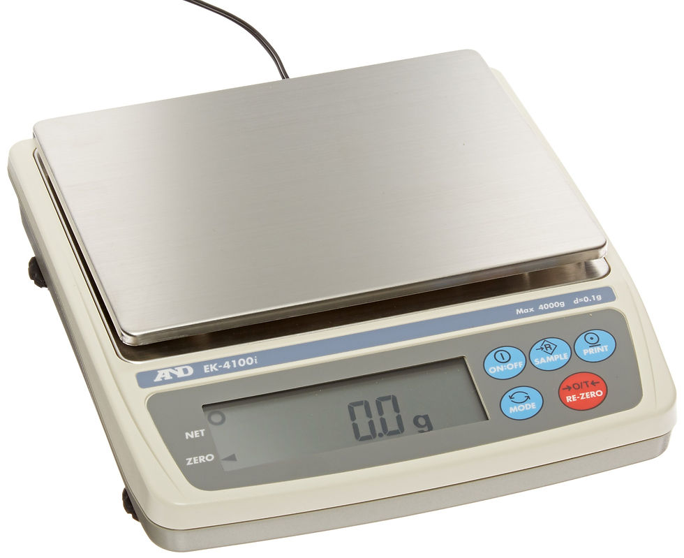 A&D Engineering Everest EK-4100i Series EK-i Compact Balance, 4000g Capacity