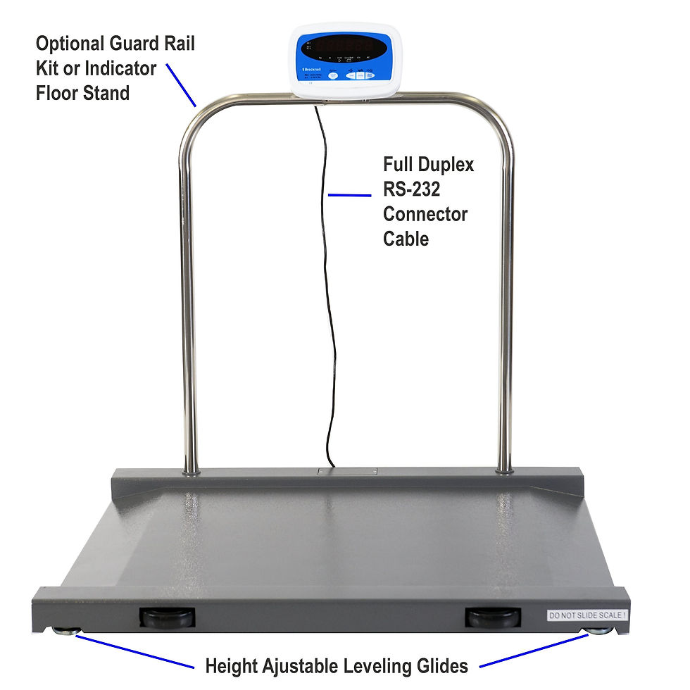 Thumbnail: Salter-Brecknell DS1000 Floor Scale with LED Display, 31-1/2" Length x 31-1/2"