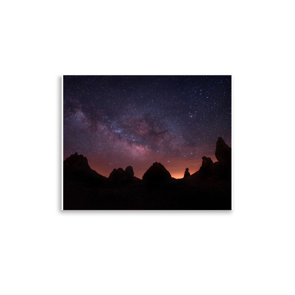 Milky Way Over Trona Pinnacles