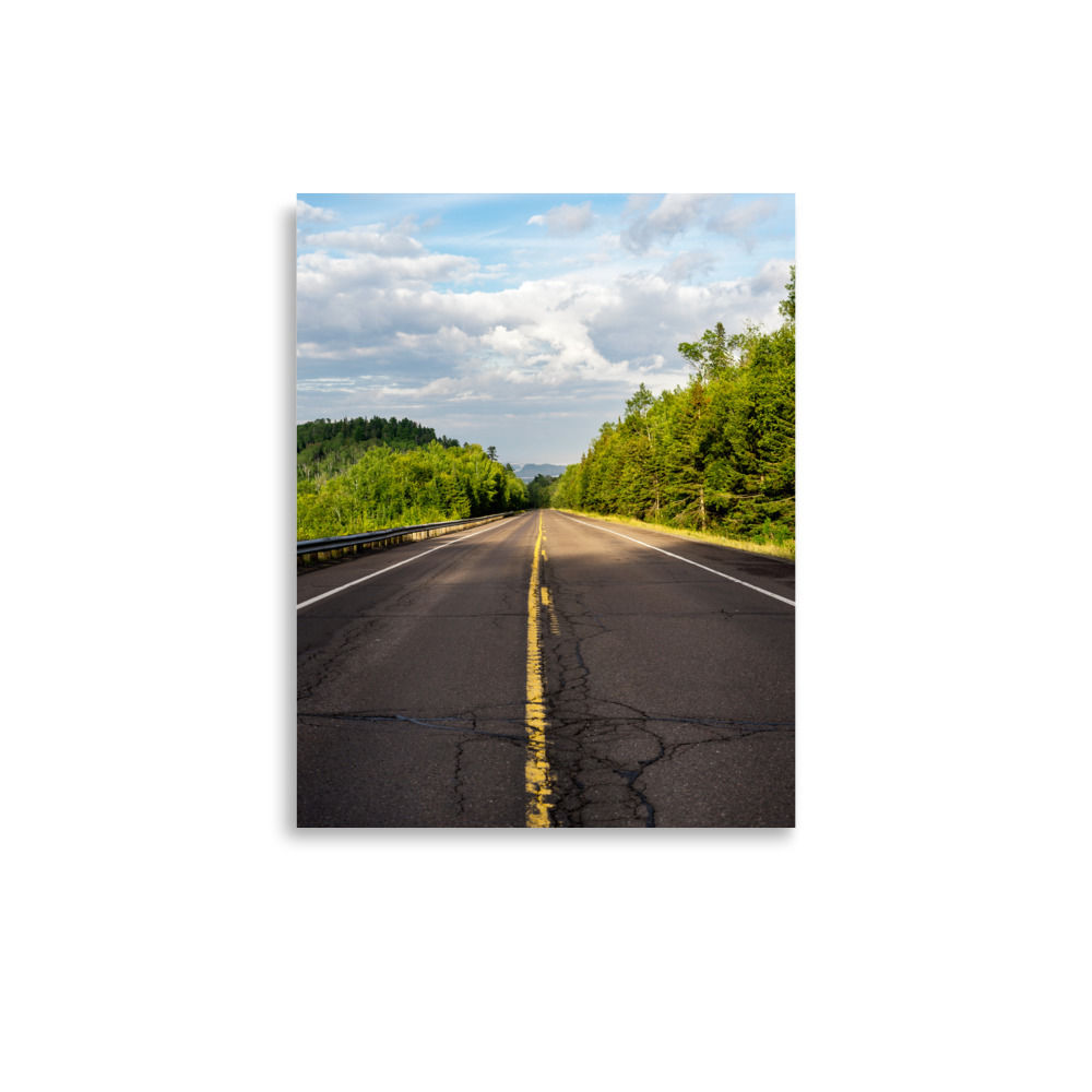 Road to the Canadian Border