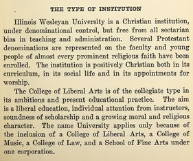 1920 Type of Institution statement