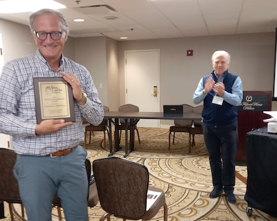 Boswell receives Updike Society distinguished service award