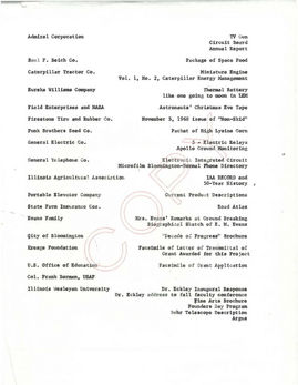 list of time capsule contents