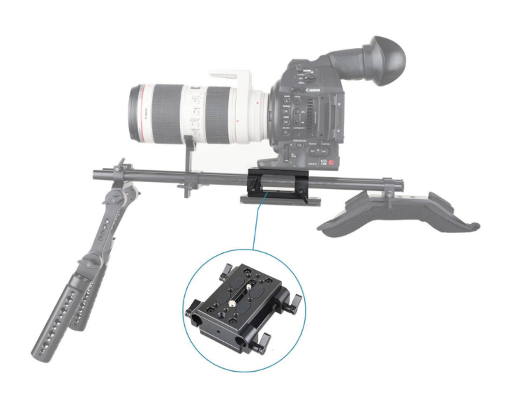 Thumbnail: SmallRig Tripod Mounting Kit with 2 x Plates and 2 x 15mm Rod Clamps