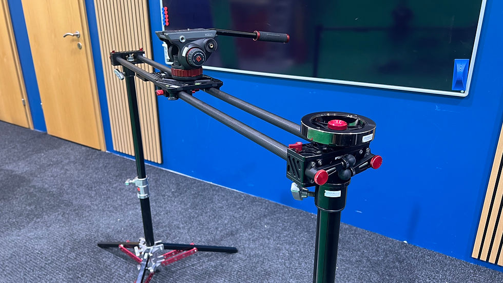 Thumbnail: iFootage Shark S1 Camera Slider / 502HD Pro Fluid Video Head Flat Base