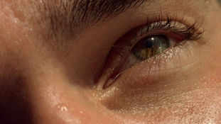 A close up of an eye