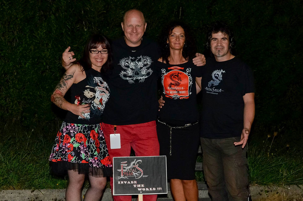 Vanessa, Stéphane, Nadine, Frank