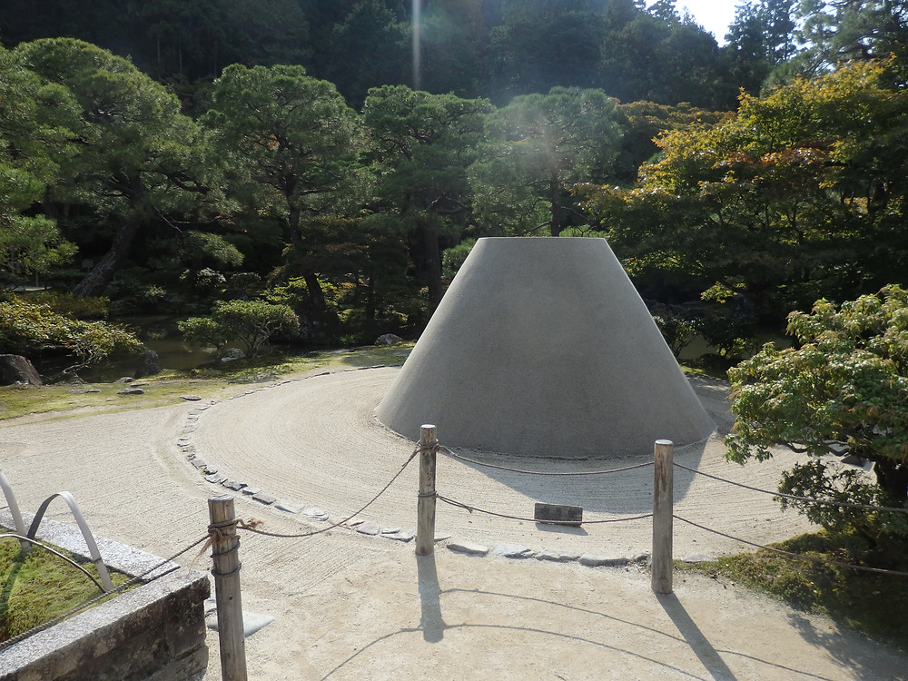 The beautiful gardens at Ginkakuji in Kyoto